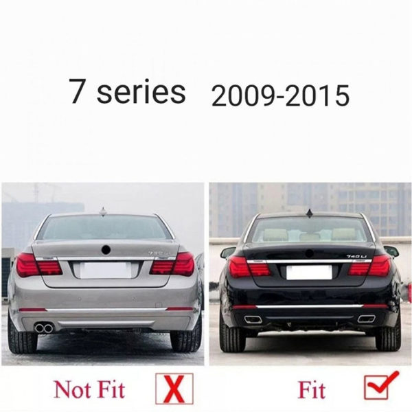 اغطية مخارج شكمان BMW للفئة 7 موديل 2009-2015