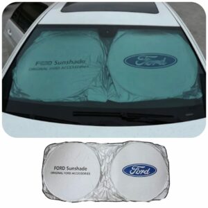 مظلة الزجاج الامامي بشعار فورد الحجم 150cm*70cm