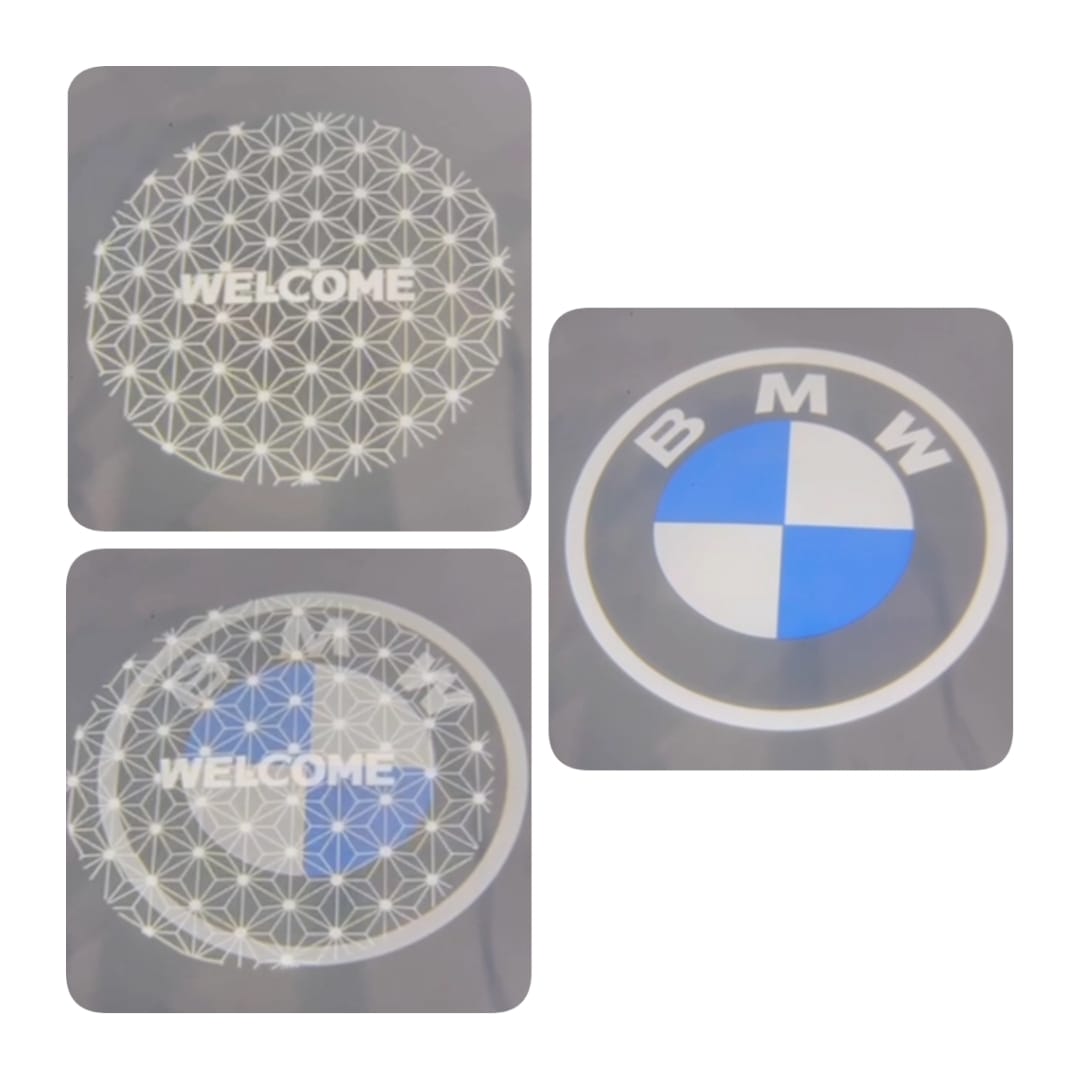 بروجكتر WELCOME BMW متحرك دنميكي بدقة HD ( 2 قطع )