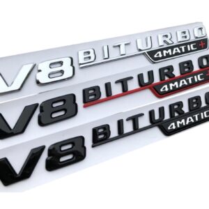 شعارات رفارف 4MATIC BITURBO تيربو ( 2 قطع )