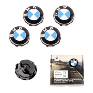 أغطية جنوط BMW متحرك بحجم 56mm – 68mm (4 قطع)