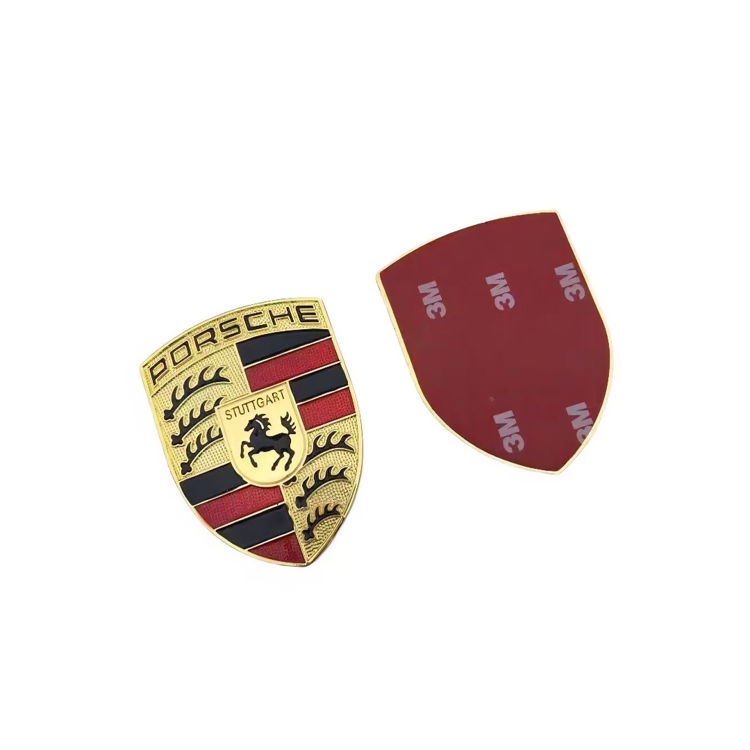 شعار بورش الشنطة والرفارف والكراسي الداخلية (39×29 mm)