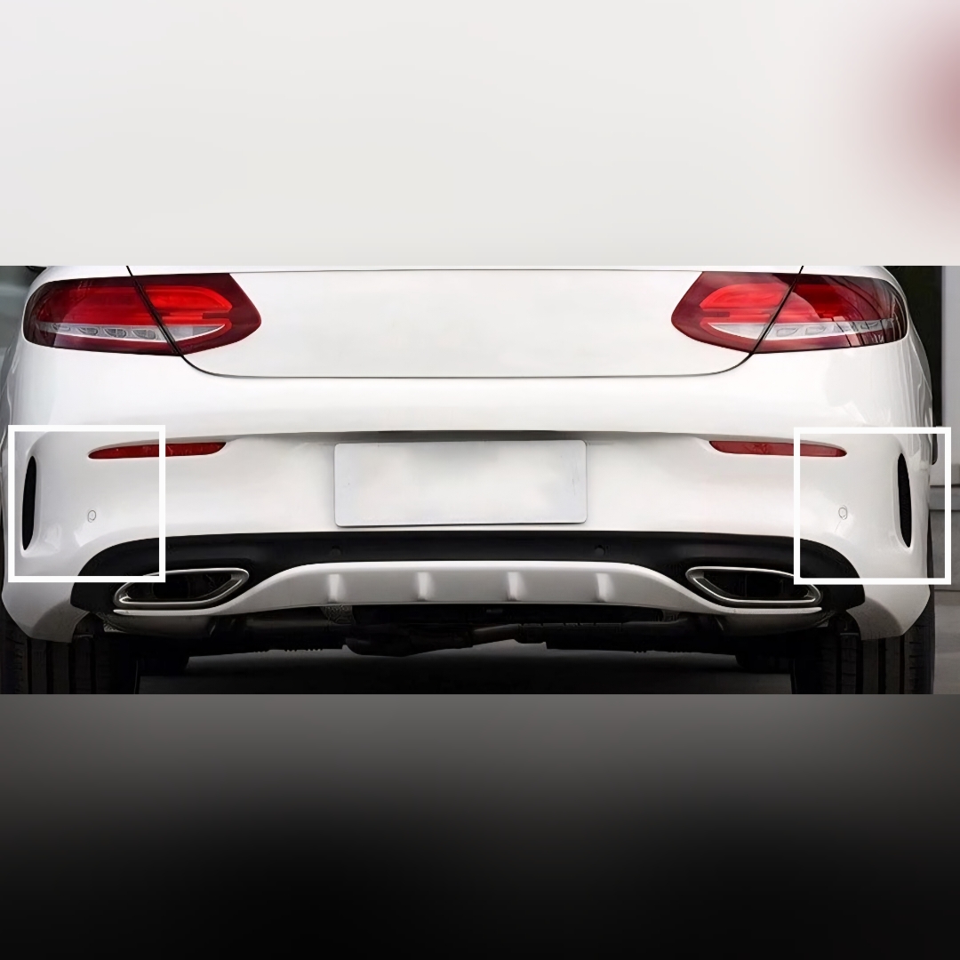 غطاء فتحات التهوية مرسيدس للفئة C COUPE موديل 2015 2021_كاربون نياكل فتحات التهوية الصدام الخلفي_28301_1 1