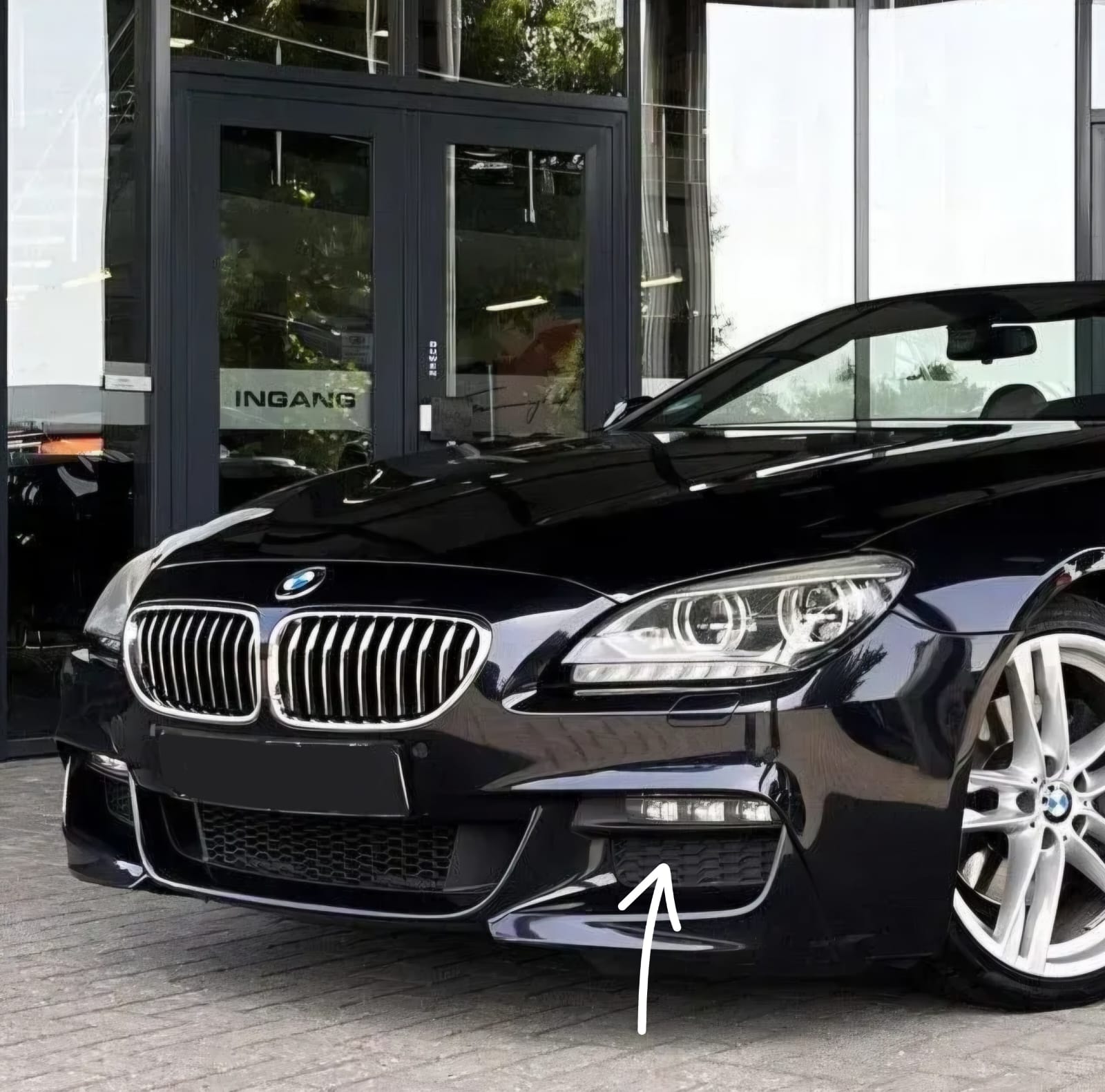 شبك الصدام السفلي يسار BMW للفئة 6 موديل 2011 2018_شبك_28585_1 1